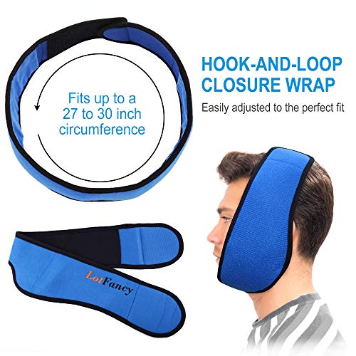 LotFancy Face Ice Pack Wrap, Pain Relief for TMJ, Wisdom Teeth, Face Head Chi...