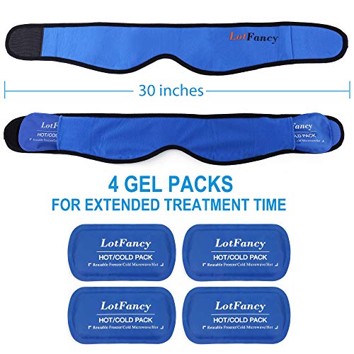 LotFancy Face Ice Pack Wrap, Pain Relief for TMJ, Wisdom Teeth, Face Head Chi...