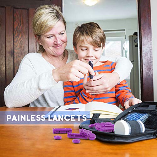 LotFancy Lancets for Blood Testing, 30 Gauge, 100 Twist Top Lancets for Blood...