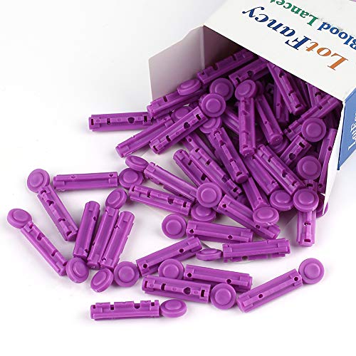 LotFancy Lancets for Blood Testing, 30 Gauge, 100 Twist Top Lancets for Blood...