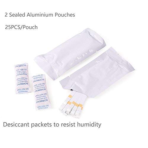 Urine Test Strips, 50ct UTI Test Strips for Women, 3-in-1 Urinary Tract Infec...