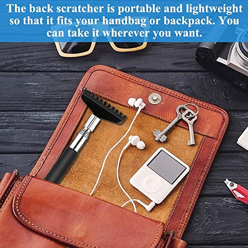 2-Pack Extendable Back Scratcher, Oversized Metal Telescoping Back Scratcher ...