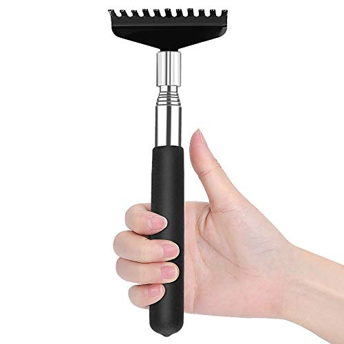Extendable Back Scratcher, Oversized Metal Stainless Steel Telescoping Back S...