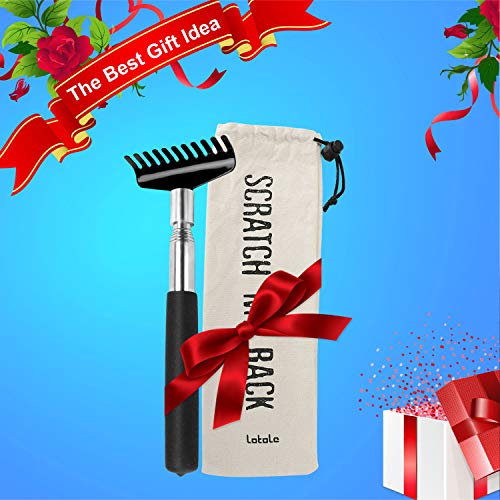 Oversized Portable Extendable Back Scratcher, Upgraded Metal Stainless Steel ...