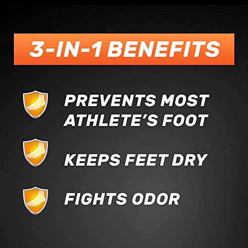 Lotrimin Athlete's Foot Daily Prevention Medicated Foot Powder Bottle, 3 Ounce