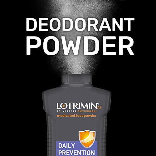 Lotrimin Athlete's Foot Daily Prevention Medicated Foot Powder Bottle, 3 Ounce
