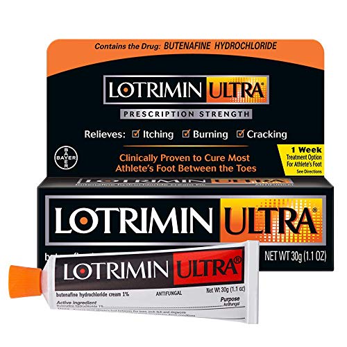 Lotrimin Ultra 1 Week Athlete's Foot Treatment, Prescription Strength Butenaf...