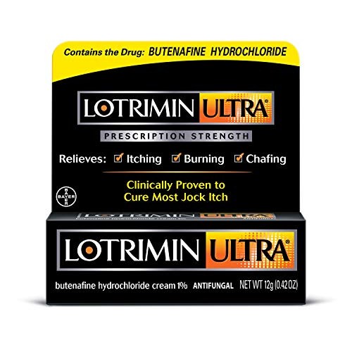 Lotrimin Ultra Antifungal Jock Itch Cream, Prescription Strength Butenafine H...