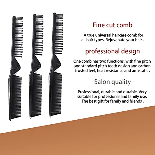 LOUISE MAELYS Portable Travel Folding Hair Brush Compact Pocket Hair Comb Dou...