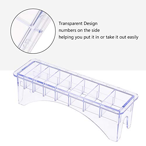 8 Grid Base Box For Universal Hair Clipper Limit Comb Guide Attachment Size B...