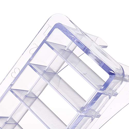 8 Grid Base Box For Universal Hair Clipper Limit Comb Guide Attachment Size B...