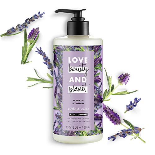 Love Beauty And Planet Body Lotion Argan Oil and Lavender 13.5 oz, 3 Count