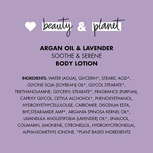 Love Beauty And Planet Body Lotion Argan Oil and Lavender 13.5 oz, 3 Count