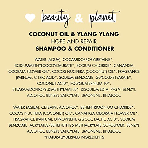 Love Beauty And Planet Hope and Repair Shampoo and Conditioner Dry Hair and D...