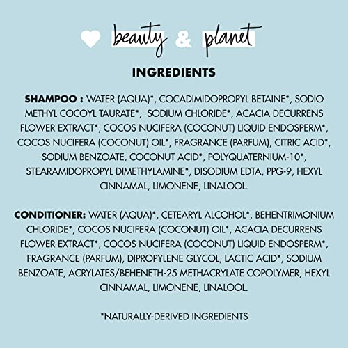 Love Beauty and Planet Volume and Bounty Thickening Shampoo and Conditioner H...