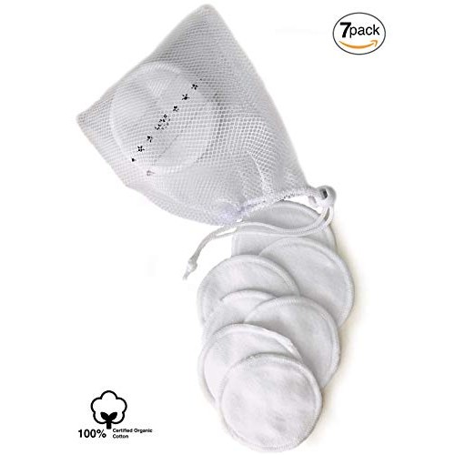 Love Hyggie - Makeup Remover Pads 7 Pack with Laundry Bag - 100% Organic & Ch...