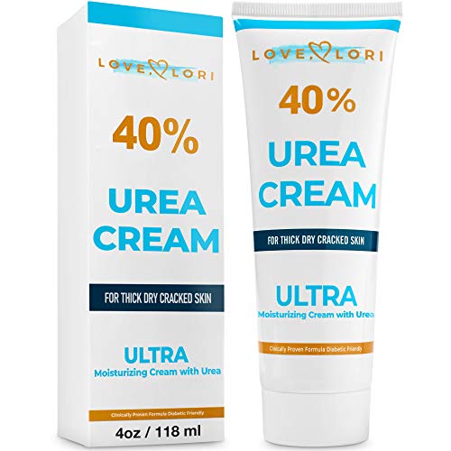 Urea Cream 40 Percent for Feet 4 oz by Love Lori - Foot Cream For Dry Cracked...