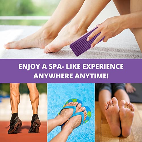 Love Natural Pumice Stone for Feet - Ultimate 2-in-1 Scrubber and Professiona...
