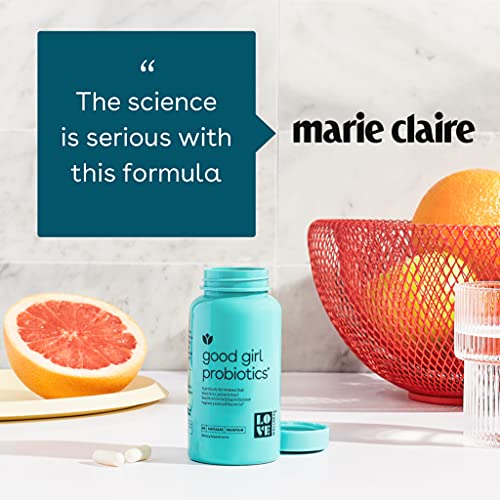 Love Wellness Good Girl Vaginal Probiotics, 60 Capsules - Women's Probiotic S...