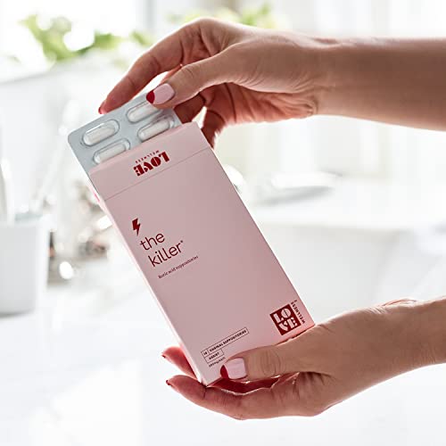 Love Wellness The Killer, 14 Boric Acid Suppositories - Maintains and Balance...
