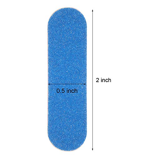 300 Pack Mini Disposable Nail Files Double Sided Emery Boards Manicure Pedicu...