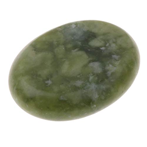 LoveinDIY 2 x Professional Massage Stones, Hot Olive Jade Stones - Essential ...