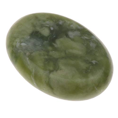 LoveinDIY 2 x Professional Massage Stones, Hot Olive Jade Stones - Essential ...