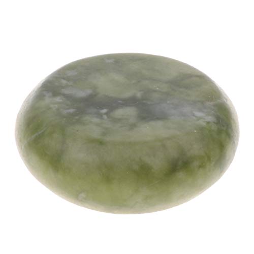 LoveinDIY 2 x Professional Massage Stones, Hot Olive Jade Stones - Essential ...
