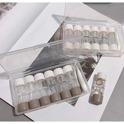 6- Pack Contact Lens Storage Kit, Portable Box with Gentle Holders for Any Co...