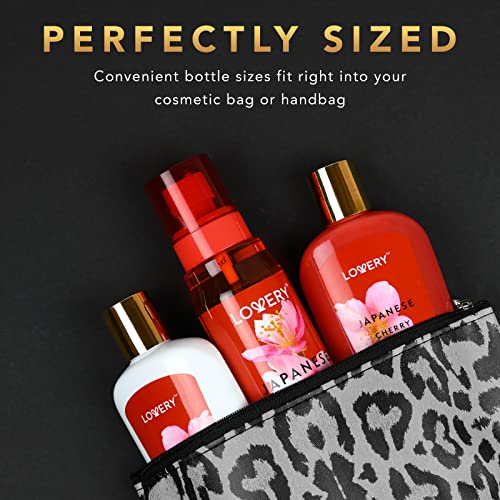 Bath and Body Gift Set for Women - Japanese Cherry Blossom Home Spa Set with ...