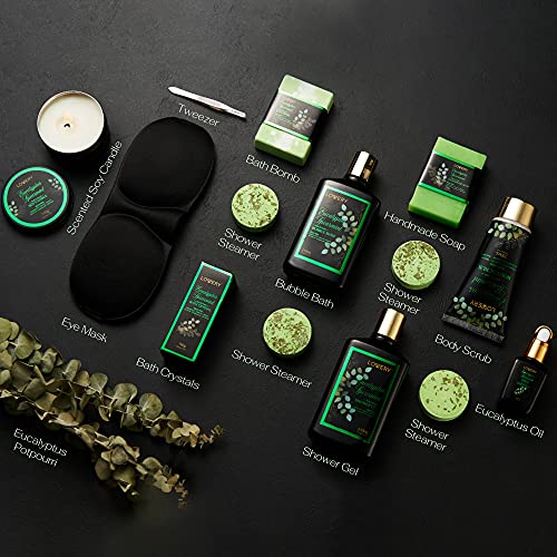 Eucalyptus Spearmint Bath Set - Luxury Aromatherapy Home Spa Set with Natural...