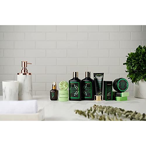 Eucalyptus Spearmint Bath Set - Luxury Aromatherapy Home Spa Set with Natural...