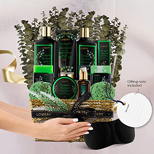 Eucalyptus Spearmint Bath Set - Luxury Aromatherapy Home Spa Set with Natural...