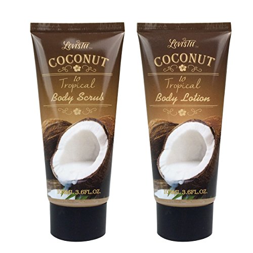 Spa Gift Baskets Bath and Body Set with Refreshing Coconut Fragrance Lovestee...