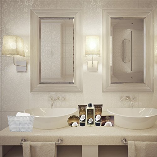 Spa Gift Baskets Bath and Body Set with Refreshing Coconut Fragrance Lovestee...