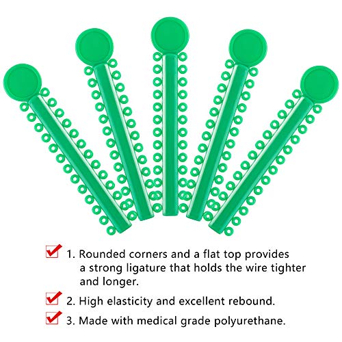 LOVEWEE Dental Orthodontic Ligature Ties and Orthodontic Ligature Gun Tools T...