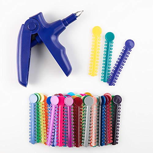 LOVEWEE Dental Orthodontic Ligature Ties and Orthodontic Ligature Gun Tools T...