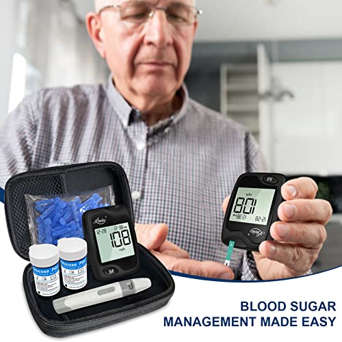Diabetes Testing Kit - Lovia Care Blood Glucose Monitor Kit with 1 Glucose Me...