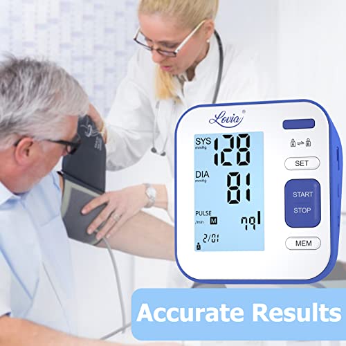 Blood Pressure Monitor Upper Arm, LOVIA Accurate Automatic Digital BP Machine...