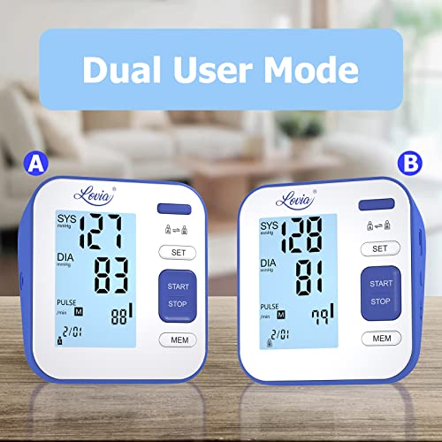 Blood Pressure Monitor Upper Arm, LOVIA Accurate Automatic Digital BP Machine...