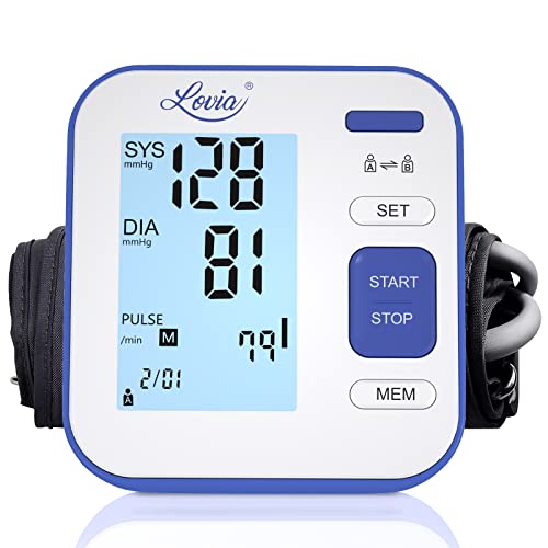 Blood Pressure Monitor Upper Arm, LOVIA Accurate Automatic Digital BP Machine...