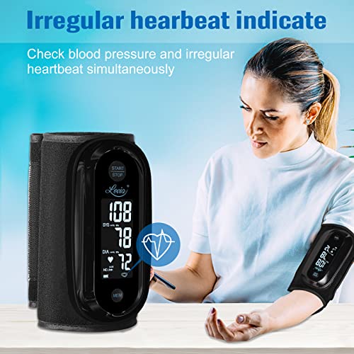 Blood Pressure Monitor Upper Arm with One Piece Design, Digital BP Machine fo...