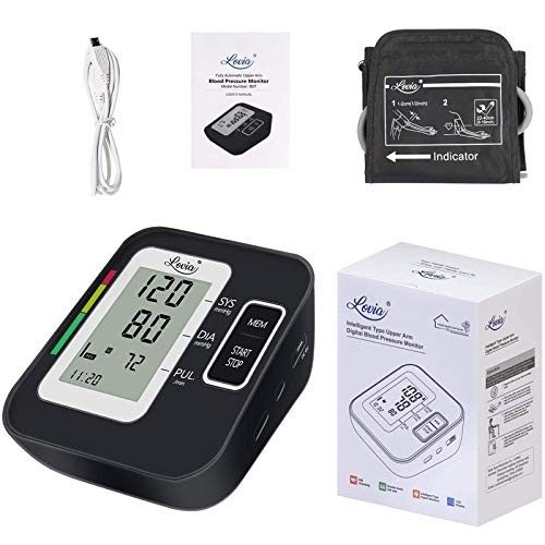 Lovia Blood Pressure Monitor-Automatic Upper Arm Blood Pressure Machine Cuff ...