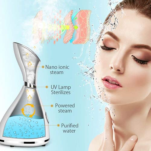 LOVONEE Facial Steamer-Face Steamer for Facial Deep Cleaning Home Facial Spa ...