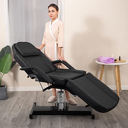 Lovpear Adjustable Hydraulic Massage Table Lash Bed for Professional Salon Sp...