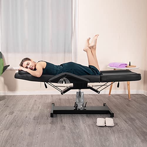 Lovpear Adjustable Hydraulic Massage Table Lash Bed for Professional Salon Sp...