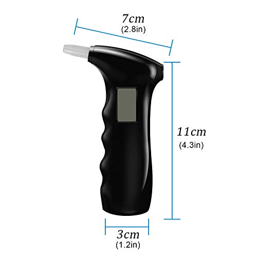 LOVUMMOR Breathalyzer, Professional Breath Alcohol Tester, High Accuracy Port...