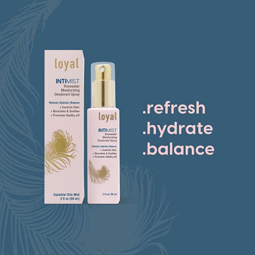 Loyal Intimist Rosewater Moisturizing Deodorant Spray | Controls Odor & Dryne...