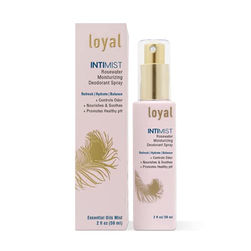 Loyal Intimist Rosewater Moisturizing Deodorant Spray | Controls Odor & Dryne...