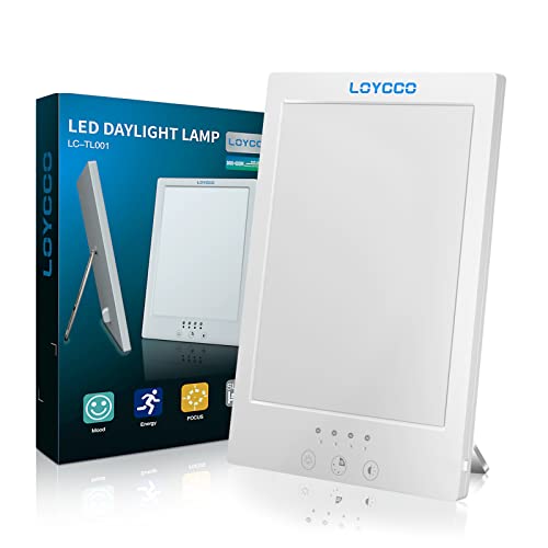 Loycco Light Therapy Lamp, 10000 Lux Happy Light Therapy Lamp for Who Lack Su...
